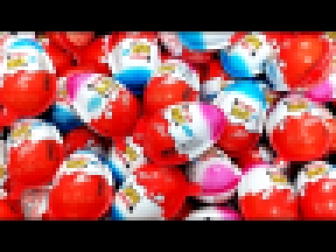 200 Kinder Surprise Eggs, ASMR Satisfying Video, A Lot of Kinder Joy Chocolate #44 