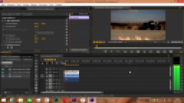 Музыкальный видеоклип Adobe Premiere Pro урок №9 как убрать чёрный фон из видео эффект огня(1) 