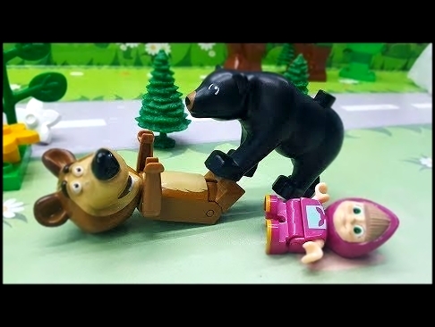 Маша и Медведь мультики с игрушками новые серии 2017 - Драка в лесу! Мультфильмы для детей #новинка 
