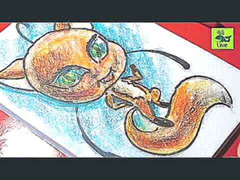Рисую всех КВАМИ медленно РыбаКит папа рисует из мультика ЛедиБаг 