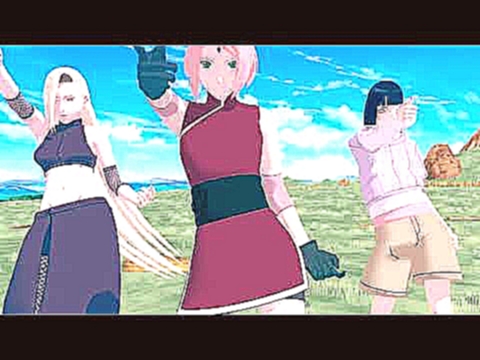MMD Naruto Sakura ino Hinata {Adios} {Remake} DL 
