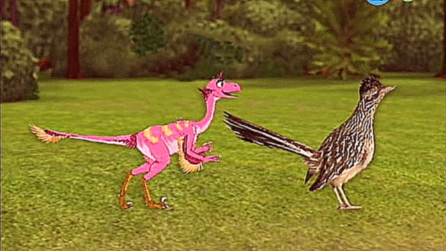 Поезд Динозавров 2 сезон серия 8. Потерявшаяся птица. Лесной пожар 