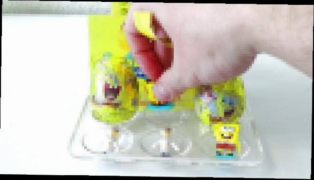 Спанч Боб Сюрприз Яйца Видео для Детей  Spongebob Surprise Eggs Nickelodeon Video For Children 
