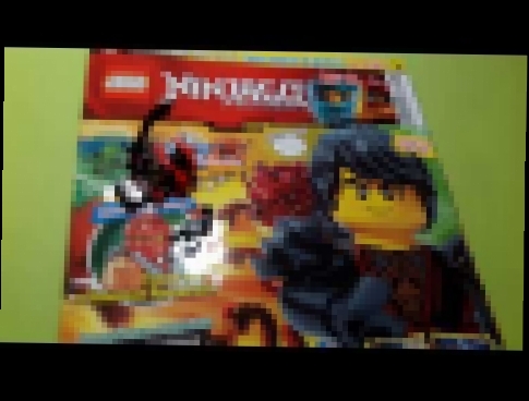 Обзор журнала #8 Лего Ниндзяго Мастера Кружитцу. Обзор злодейской игрушки: Каменный мечник 