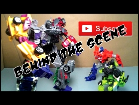 Transformers Combiner Wars stop motion : Attack of the Stunticons Behind the scene 