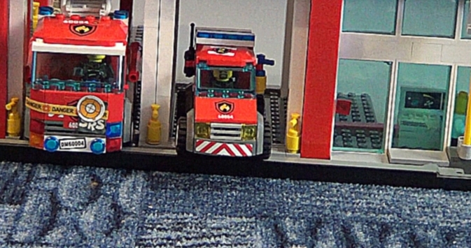 Первый Серёжкин мультик «Лего», про пожарных 2013 год. 