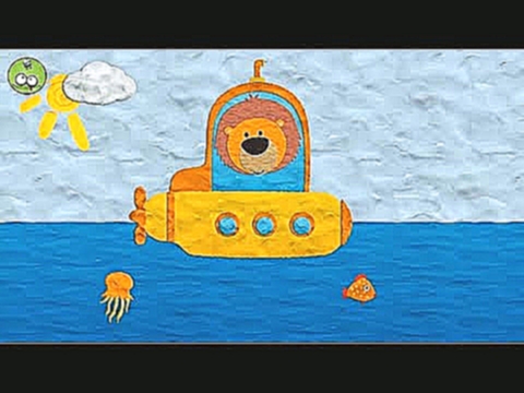 Мультфильмы. Пластилиновая анимация leo .  Львенок в Подводной лодке. Мультики для детей. 