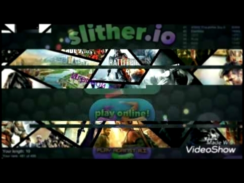 Музыкальный видеоклип SLITHER.IO(#1) 