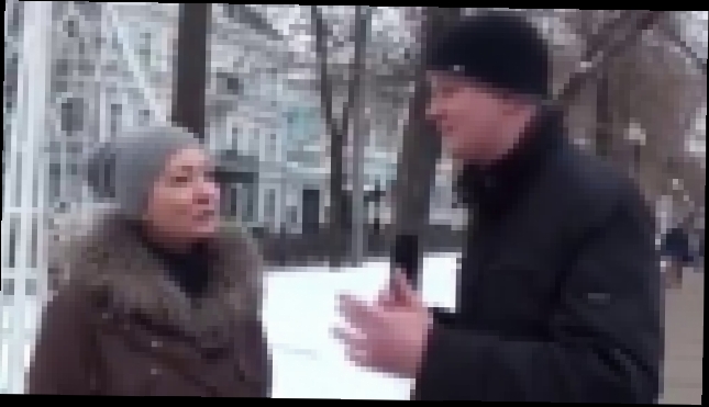 Музыкальный видеоклип Опрос на улице:  - За вхождение ли вы Чечни в состав России? 