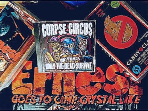 CANDY CLAW! Ernest Goes to Camp Crystal Lake shirt &amp; CORPSE CIRCUS 