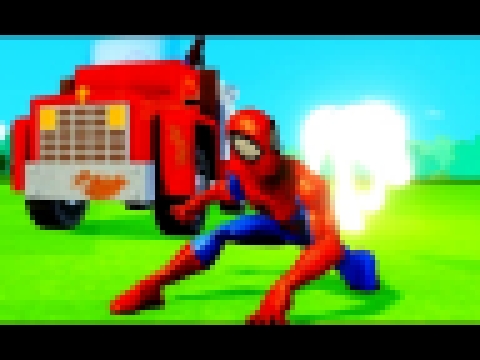 Мультик игра для детей Супергерой Человек Паук, лошадки и Тачки Машинки Дисней Spiderman & Cars 