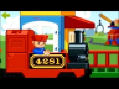 мультик для детей Lego Duplo Train #2 Пассажирский Поезд Лего игры #мультфильм про транспорт 