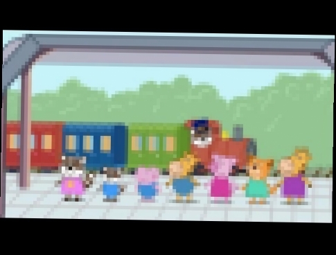 Детский мультфильм про паровозик и животных. Новый развивающий #мультик для детей. 