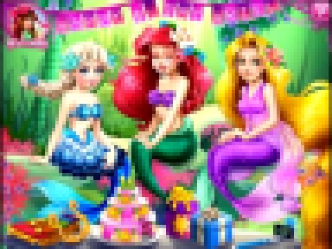 Мультик игра Принцессы Диснея: День рождения Ариэль Ariel\'s Birthday Party 