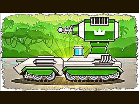 Мультики для детей про танки - Мультяшный танчик БОСС | Игра для детей HILLS of STEEL 