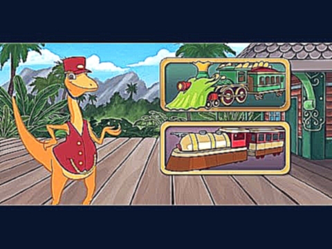 Гонки На Поезде Динозавров 