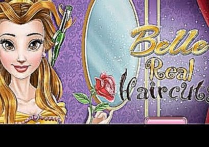 NEW Игры для детей—Disney Принцесса Бэль идеальная прическа—мультик для девочек 
