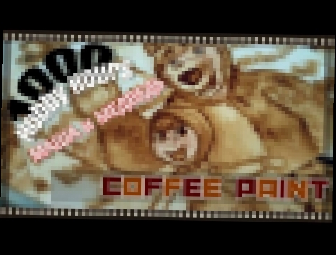 #2 Coffee Art Masha and Misha! 21/1000 HobbyHours Рисунок кофе Маша и Медведь 