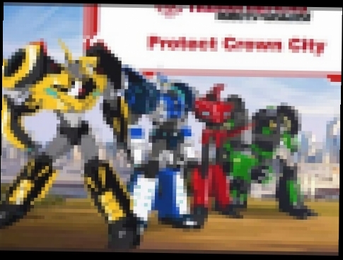 Transformers: Robots in Disguise protect city Трансформеры Скрытые роботы 