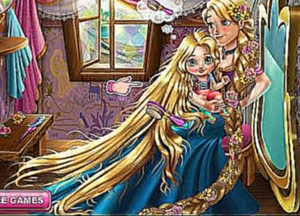 Малыш Рапунцель Прекрасная Дисней Принцесса Онлайн Игры Для Девочек Мультик 2015 