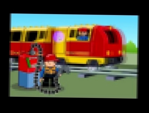 Мультик про паровозик. Поезд лего. Lego cit. Развивающий мультик для детей про поезд. 2 серия 