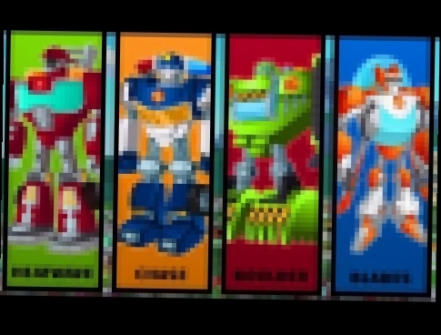 Трансформеры Спасатели Игра как Мультик для Детей Спасают Гриффин Рок Transformers Rescue Bots 