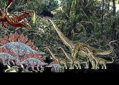 Динозавр потерял детеныша Злой Дракон похитил детеныша Стегозавра. мультики про динозавров 