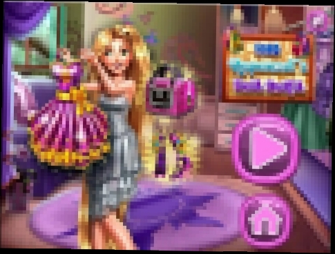 NEW мультики для девочек про принцесс—Собираем Рапунцель на бал—Игры для детей/Find Rapunzel' 