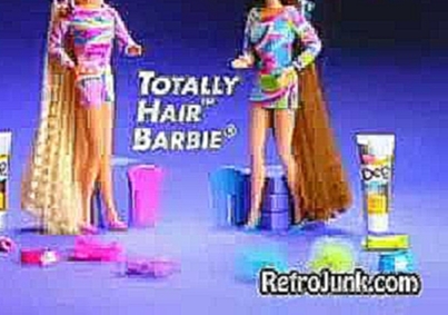 Totally Hair Barbie Ad 1992 