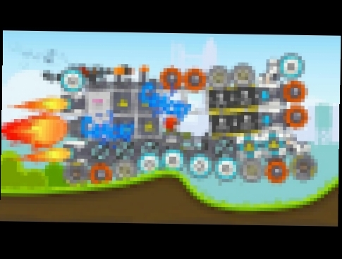 Машина МЕГА-МОНСТР АВТОБУС и ТРАКТОР Игровой мультфильм для детей про гонки на тачках RoverCraft #8 
