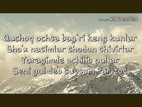 Parizod Muhriddin Xoliqov |lyrics| qushiq matni 