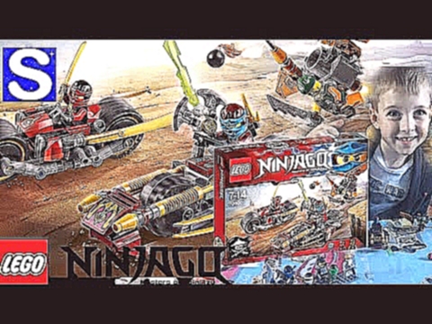 LEGO Ninjago  Ninja Bike Chase 70600  Лего Ниндзяго  Погоня на мотоциклах + Мультики  Видео обзор 