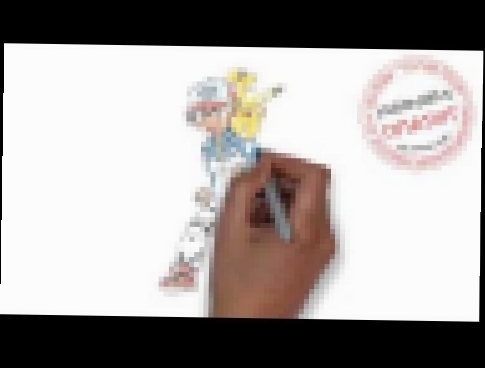 Как нарисовать мальчика Эшли и покемона Пикачу карандашом онлайн 