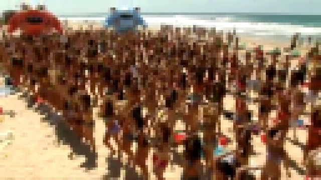 Музыкальный видеоклип флешмоб на пляже 