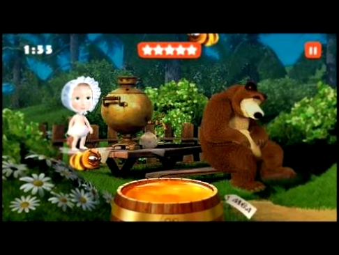 Маша и медведь спасти мед 