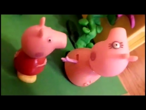 Свинка Пеппа Peppa Pig мультик игрушками новая серия. Пеппа и Джордж сажают цветы. 