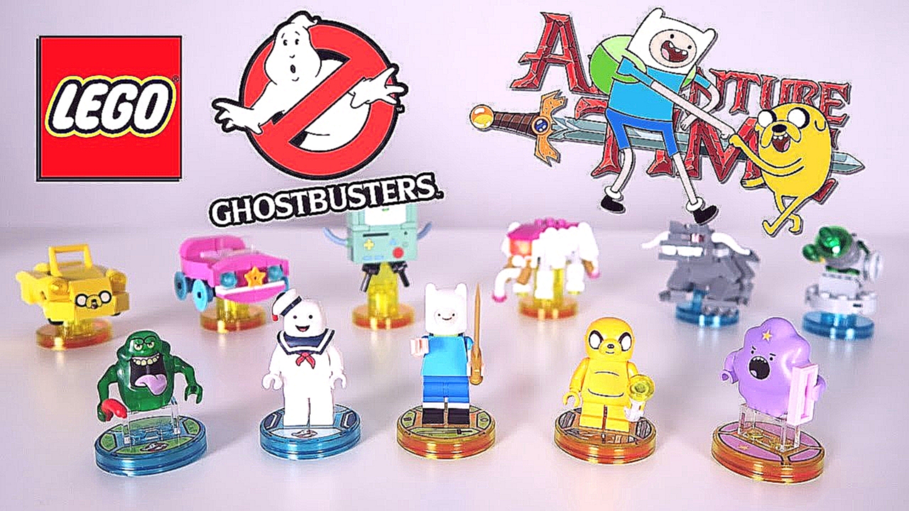 Музыкальный видеоклип Adventure Time и Ghostbusters - LEGO Dimensions 