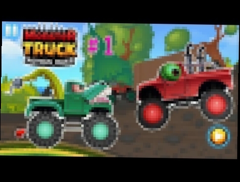 Гонки на машинках Монстр Трак Мультики про машинки Monster Truck Action Race #1 