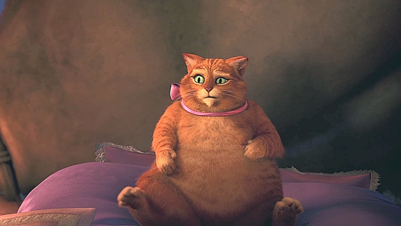 Музыкальный видеоклип Детские песни - Песенка про толстого рыжего кота. 