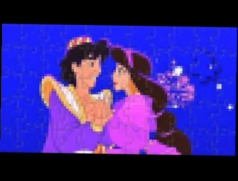 5-in-1 Jigsaw Disney Cartoon Aladdin Puzzle Games For Children 