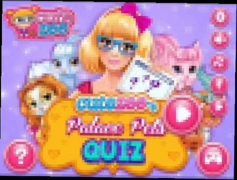 NEW мультики для девочек про принцесс—Тест любимый питомец—Игры для детей/ Cutezee's Palace Pets 