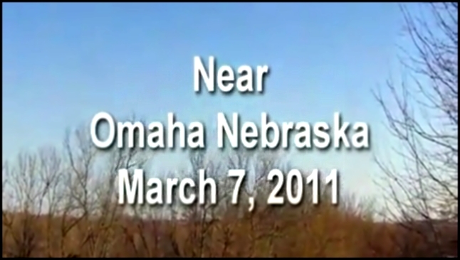 Музыкальный видеоклип UFO.Omaha.Nebraska.07 03 2011 HD 