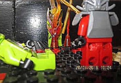 Lego ninjago stop motion- Kendo Kai vs Lasha la revancha 