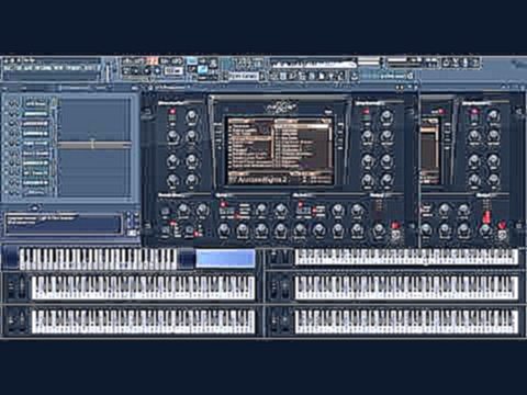 Музыкальный видеоклип Ласковый май - Глупые снежинки (FL Studio) 