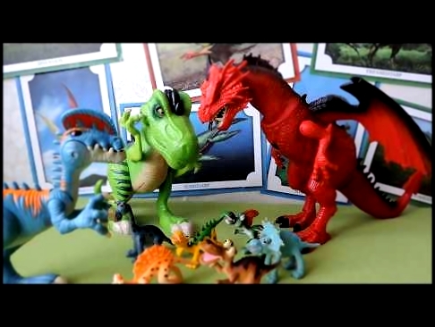 Мультики для детей про динозавров.Динозаврики,Рекс и Дракон от Dragon и Playskool.#kids Club Nicky 
