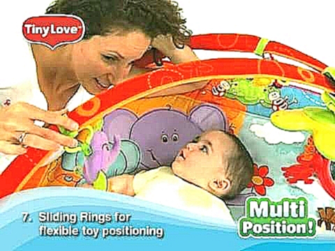 Tiny Love Развивающий коврик Move & play Разноцветное сафари.flv 