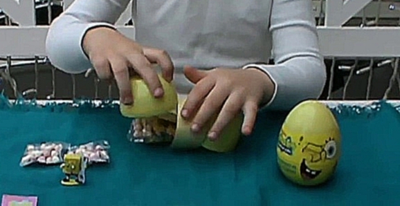 SpongeBob surprise eggs toys Губка Боб на русском яйца сюрприз игрушка открываем 