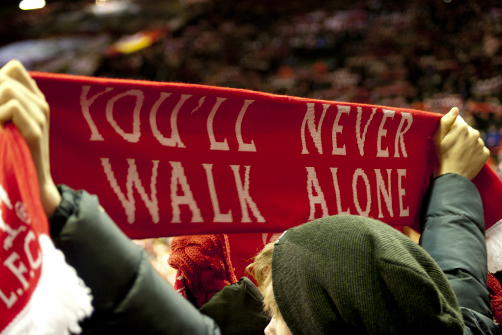 You'll Never Walk Alone фото Liverpool Football Team