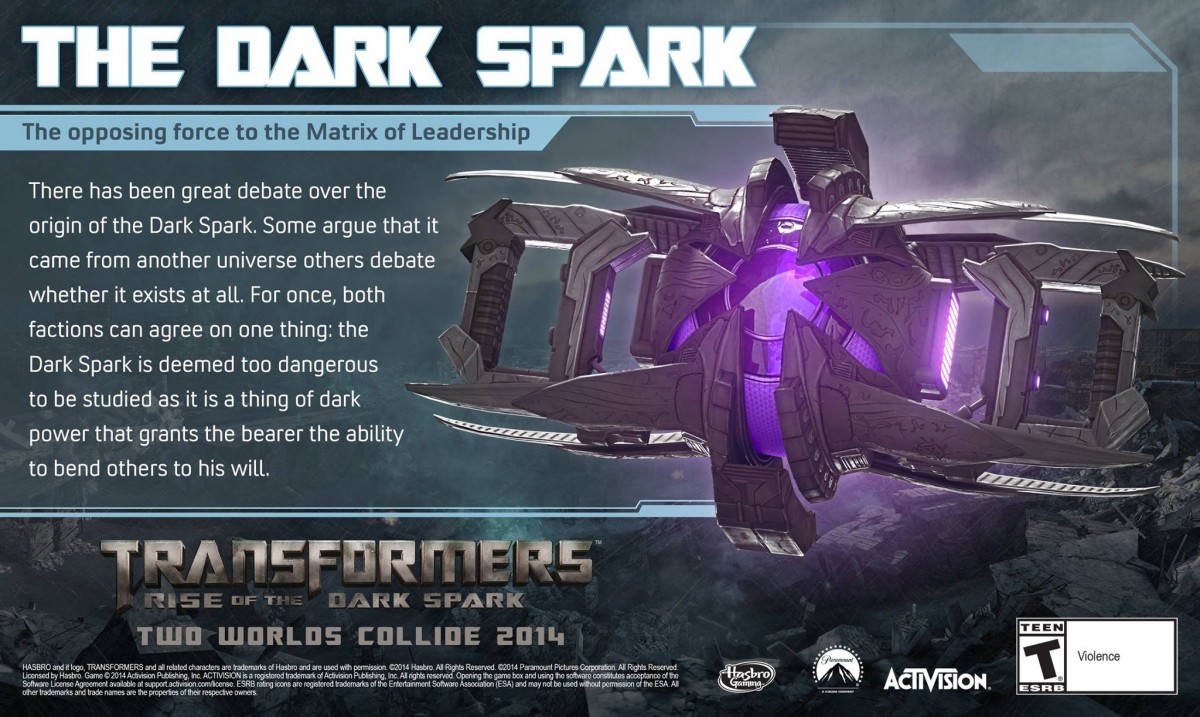 Transformers Rise of the Dark Spark Menu Theme (From 